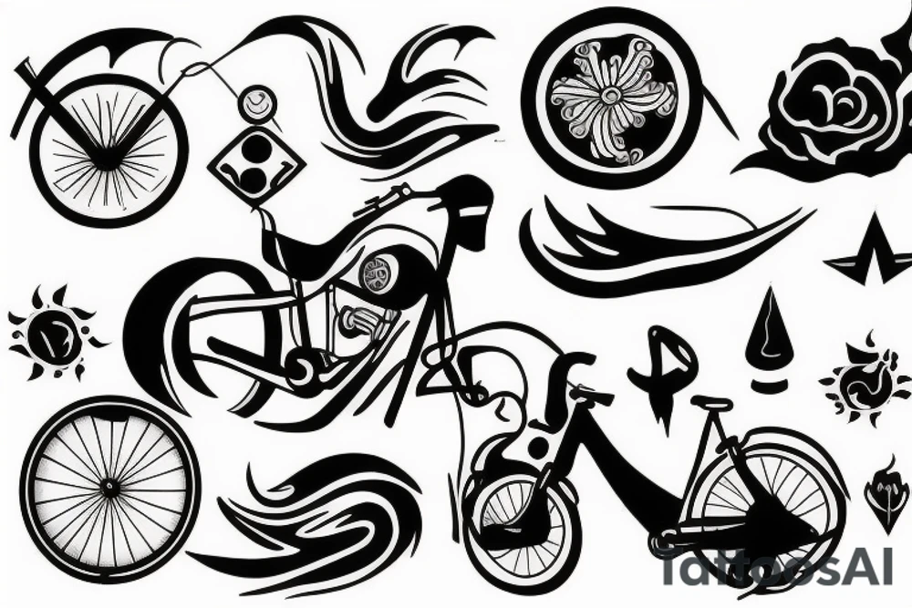 Cycling tattoo idea