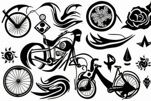 Cycling tattoo idea