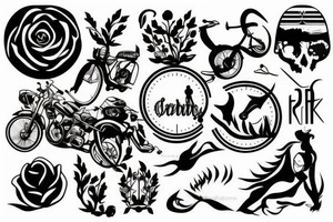 Cycling tattoo idea