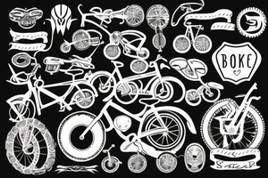 Bike chain tattoo idea