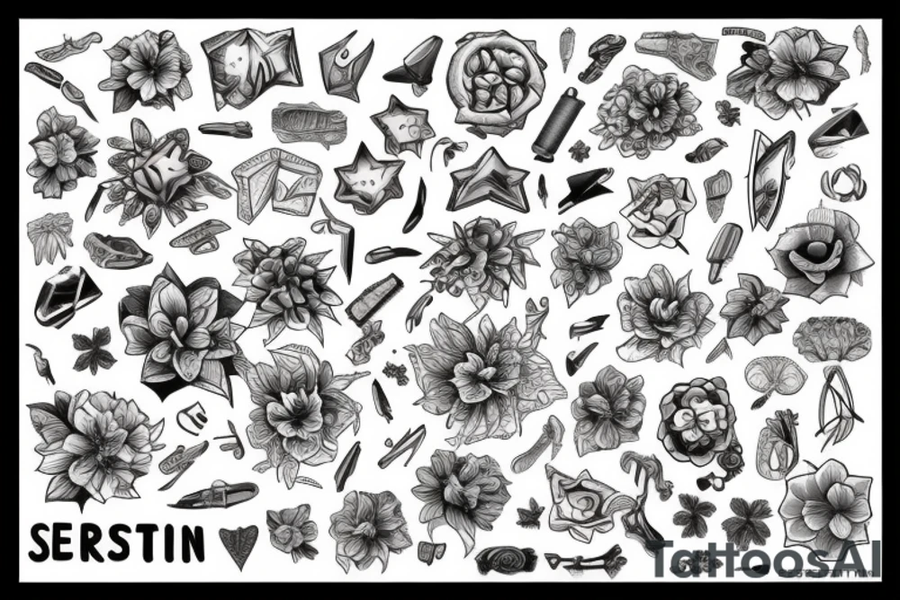 Serotonin tattoo idea