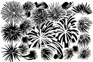 Fireworks tattoo idea