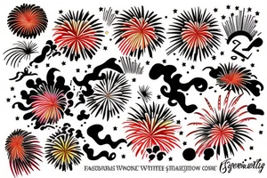 Fireworks tattoo idea