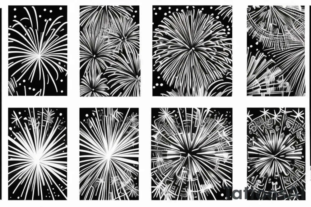 Fireworks tattoo idea
