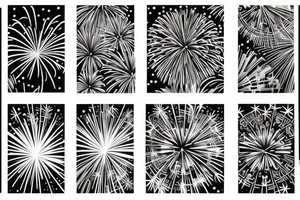Fireworks tattoo idea