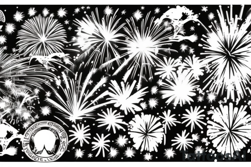 Fireworks tattoo idea