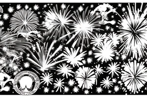 Fireworks tattoo idea