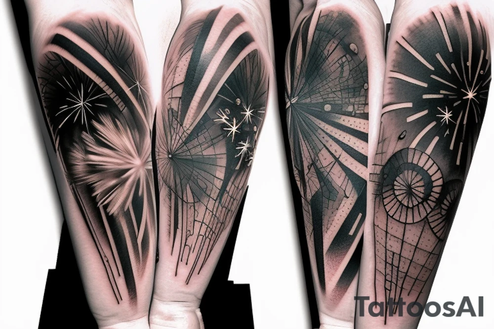 Fireworks tattoo idea