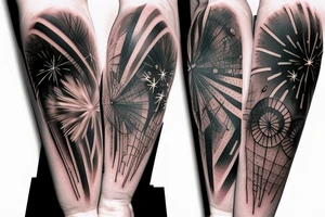 Fireworks tattoo idea