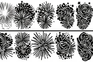 Fireworks tattoo idea