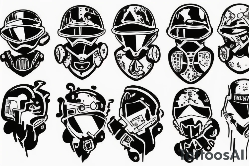 It should be from the game called Rainbow six siege tattoo idea