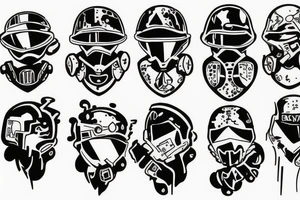 It should be from the game called Rainbow six siege tattoo idea