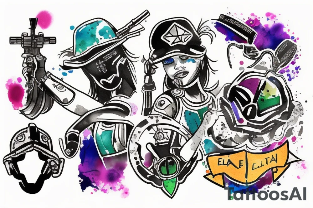 ela from rainbow six siege tattoo idea