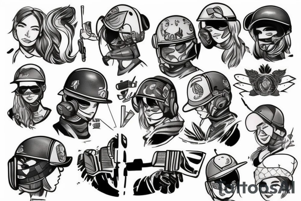 ela from rainbow six siege tattoo idea