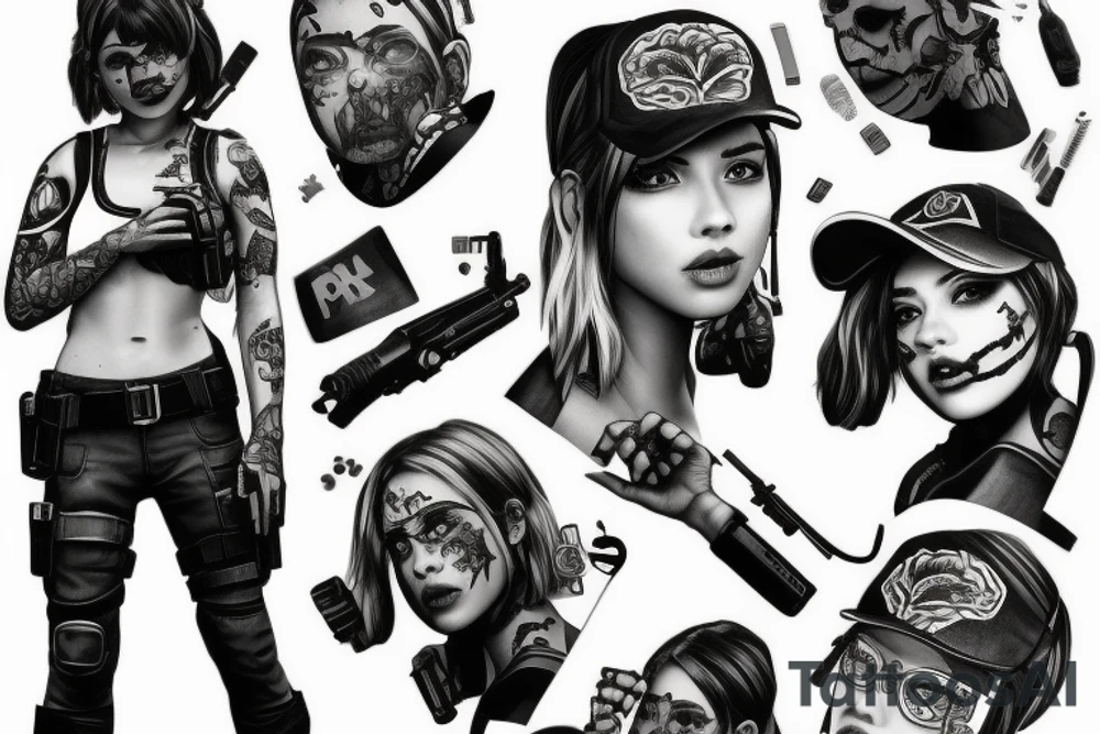 ela from rainbow six siege tattoo idea