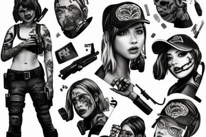 ela from rainbow six siege tattoo idea