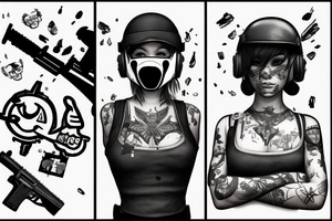 ela from rainbow six siege tattoo idea