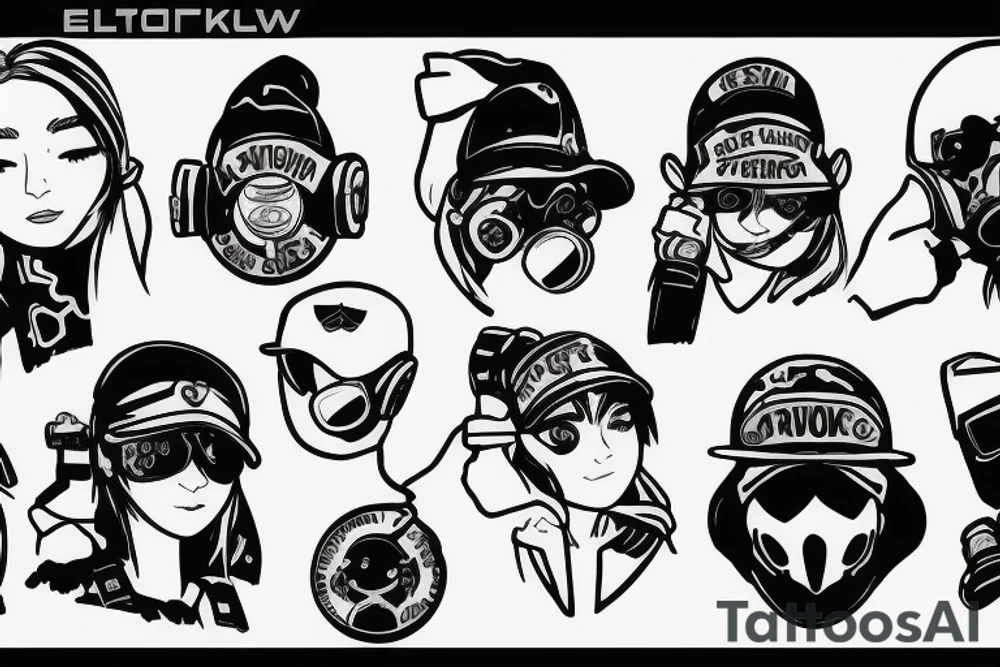ela from rainbow six siege tattoo idea