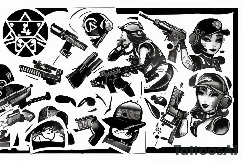 ela from rainbow six siege tattoo idea