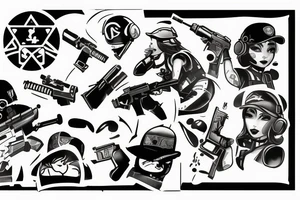 ela from rainbow six siege tattoo idea