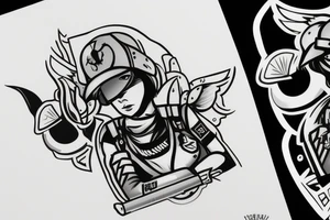 ela from rainbow six siege tattoo idea