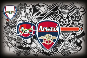 Arsenal London logo cannon tattoo idea