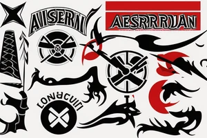 Arsenal London logo cannon tattoo idea