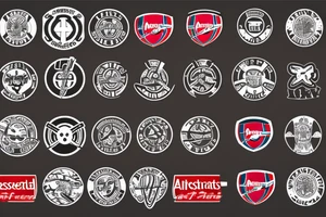 Arsenal London logo cannon tattoo idea