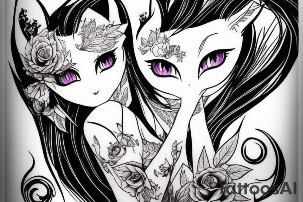 Ahri from League of legends tattoo idea