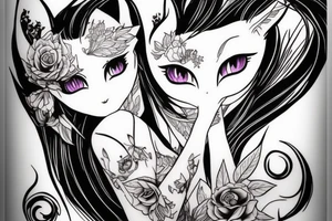 Ahri from League of legends tattoo idea