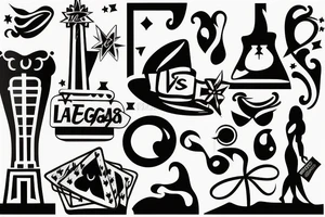 signboard
 "Las Vegas" tattoo idea
