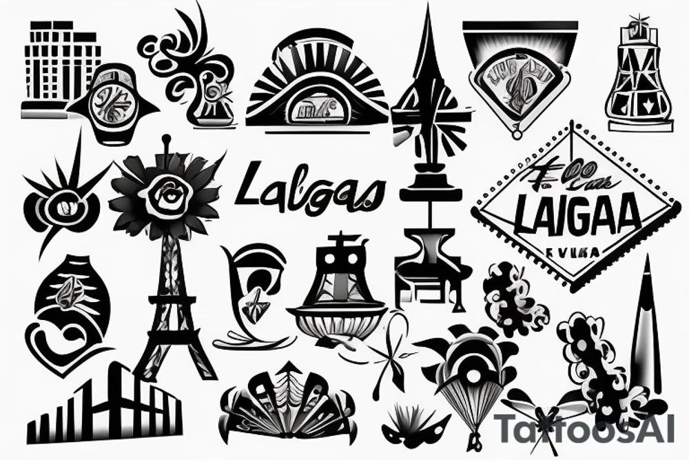 signboard
 "Las Vegas" tattoo idea