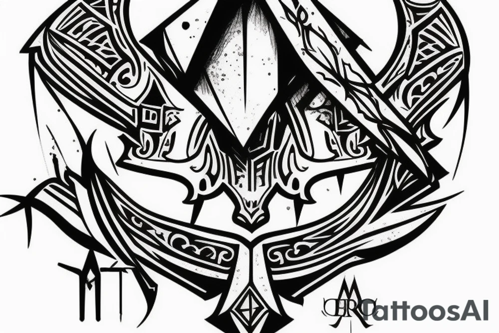 assassins creed logo tattoo idea