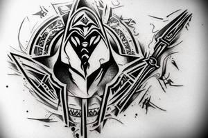 assassins creed logo tattoo idea