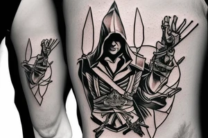 assassins creed logo tattoo idea