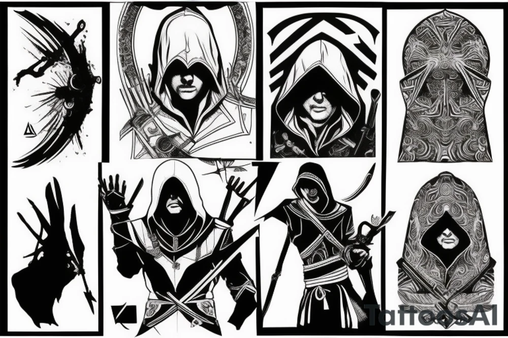 assassins creed logo tattoo idea