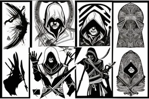 assassins creed logo tattoo idea