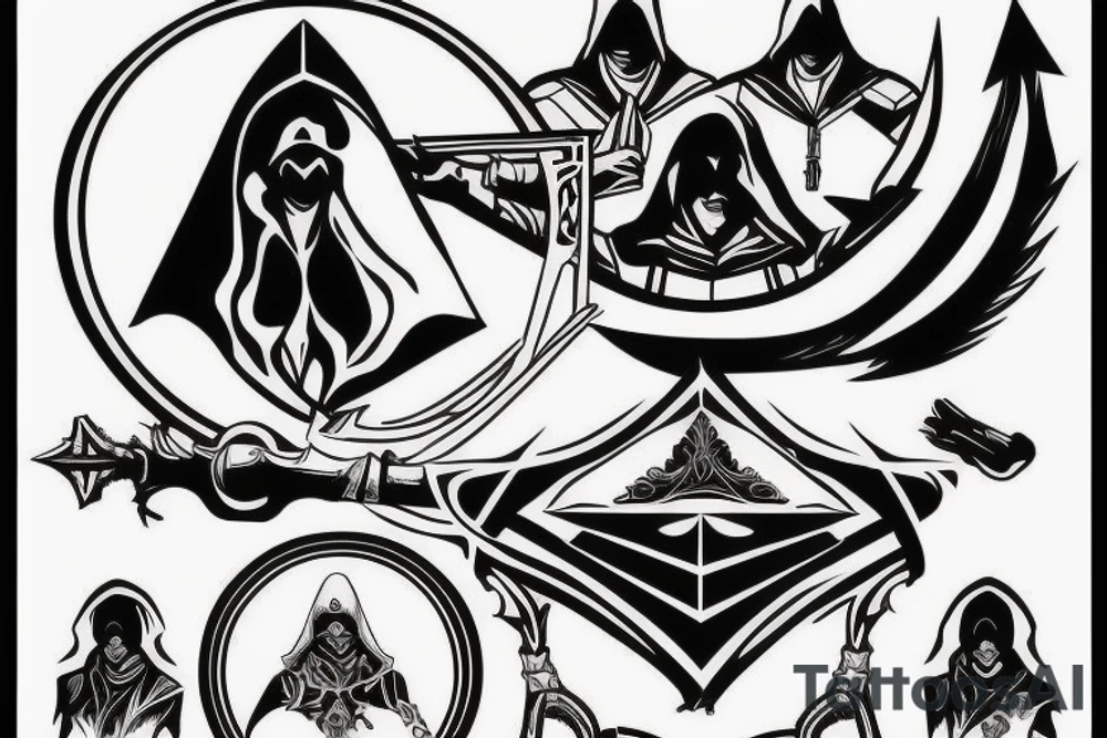 assassins creed logo tattoo idea