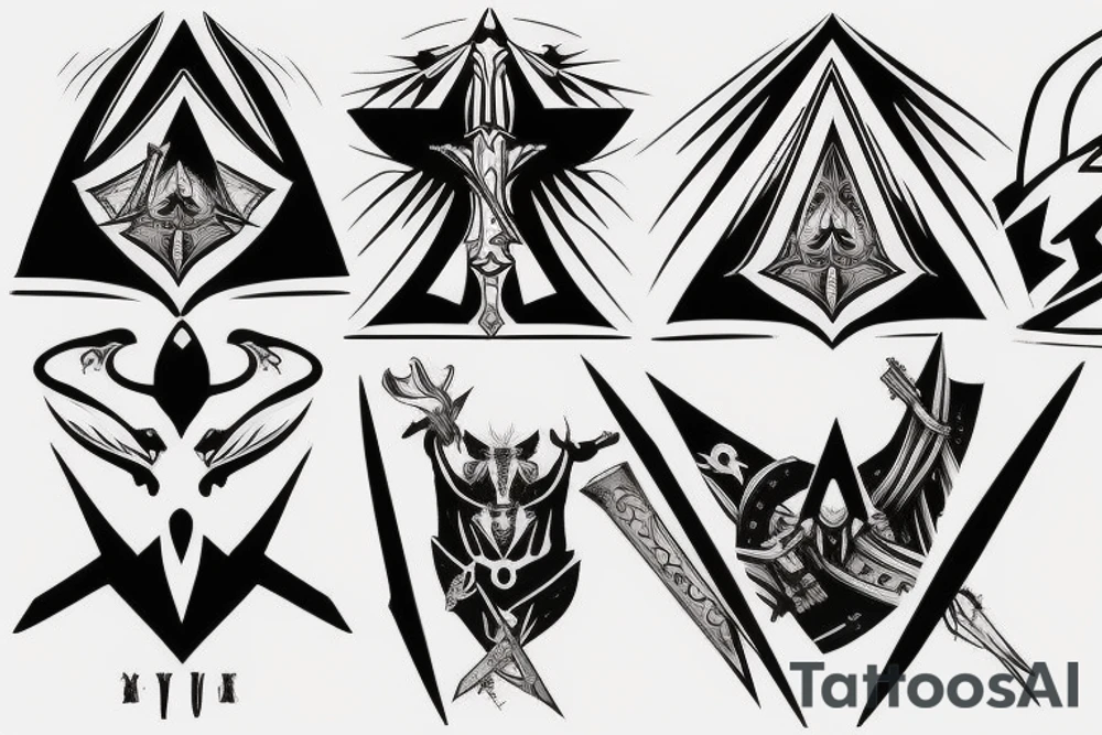assassins creed logo tattoo idea