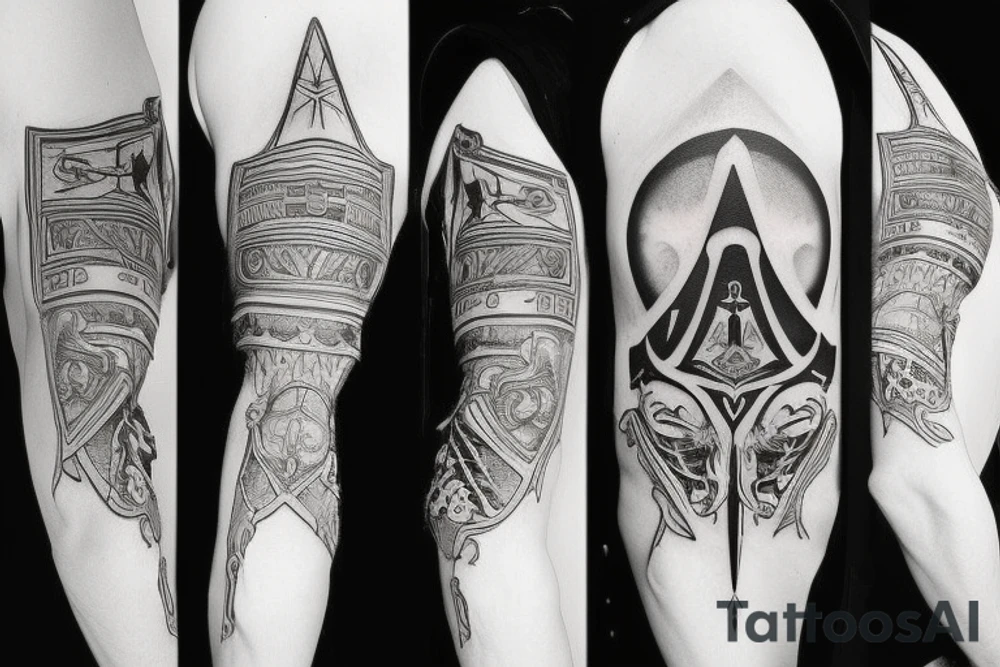 assassins creed logo tattoo idea