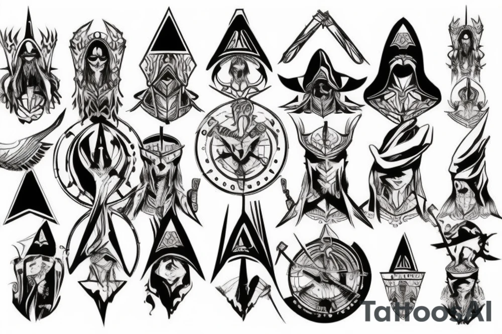 assassins creed logo tattoo idea
