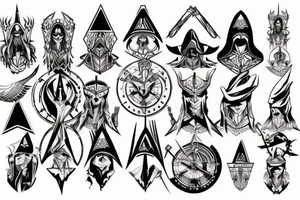 assassins creed logo tattoo idea