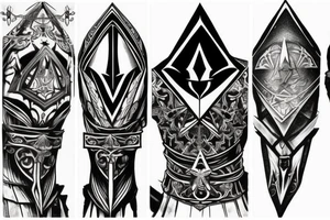 assassins creed logo tattoo idea