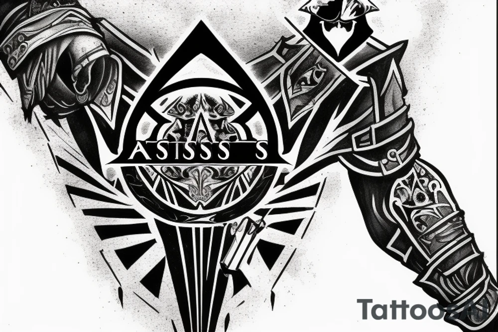 assassins creed logo tattoo idea