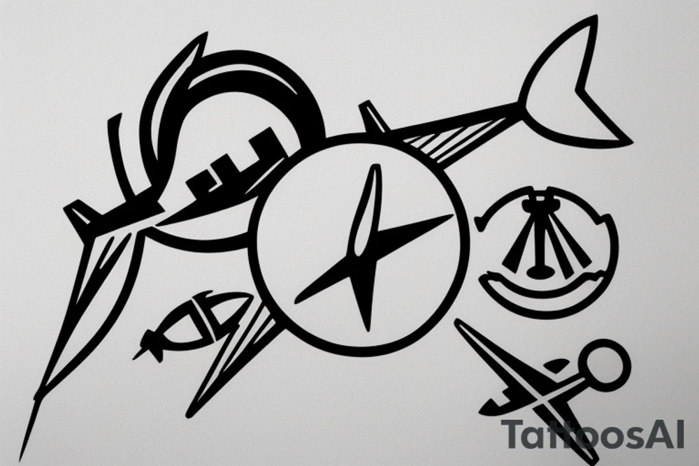 plane window tattoo idea
