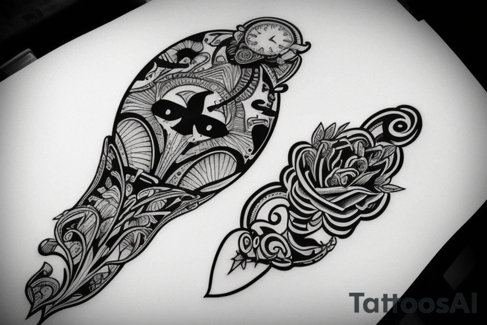 plane window tattoo idea