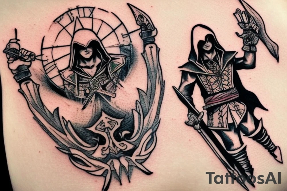 assassins creed logo tattoo idea