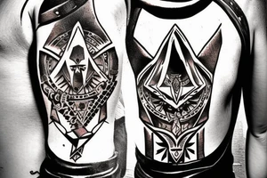 assassins creed logo tattoo idea