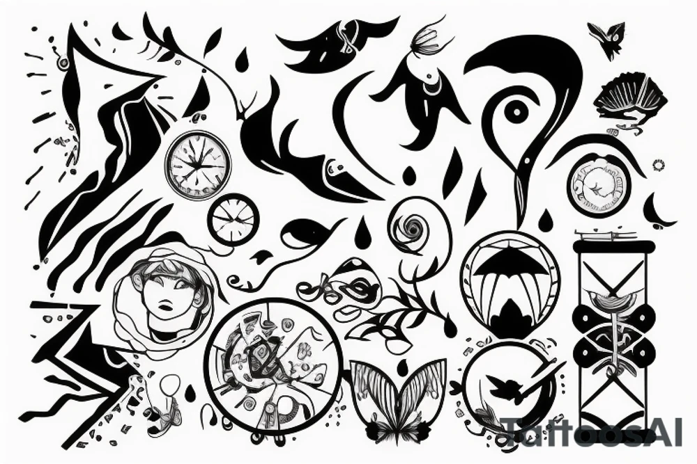 window plane tattoo idea