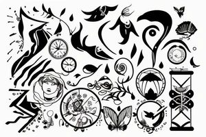 window plane tattoo idea